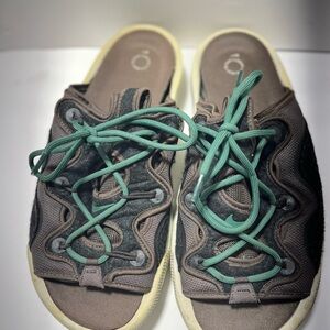 Nike Offline 2.0 Mens Mule Sandal Slides Slip On Olive Green DJ6229-200 US 11.5